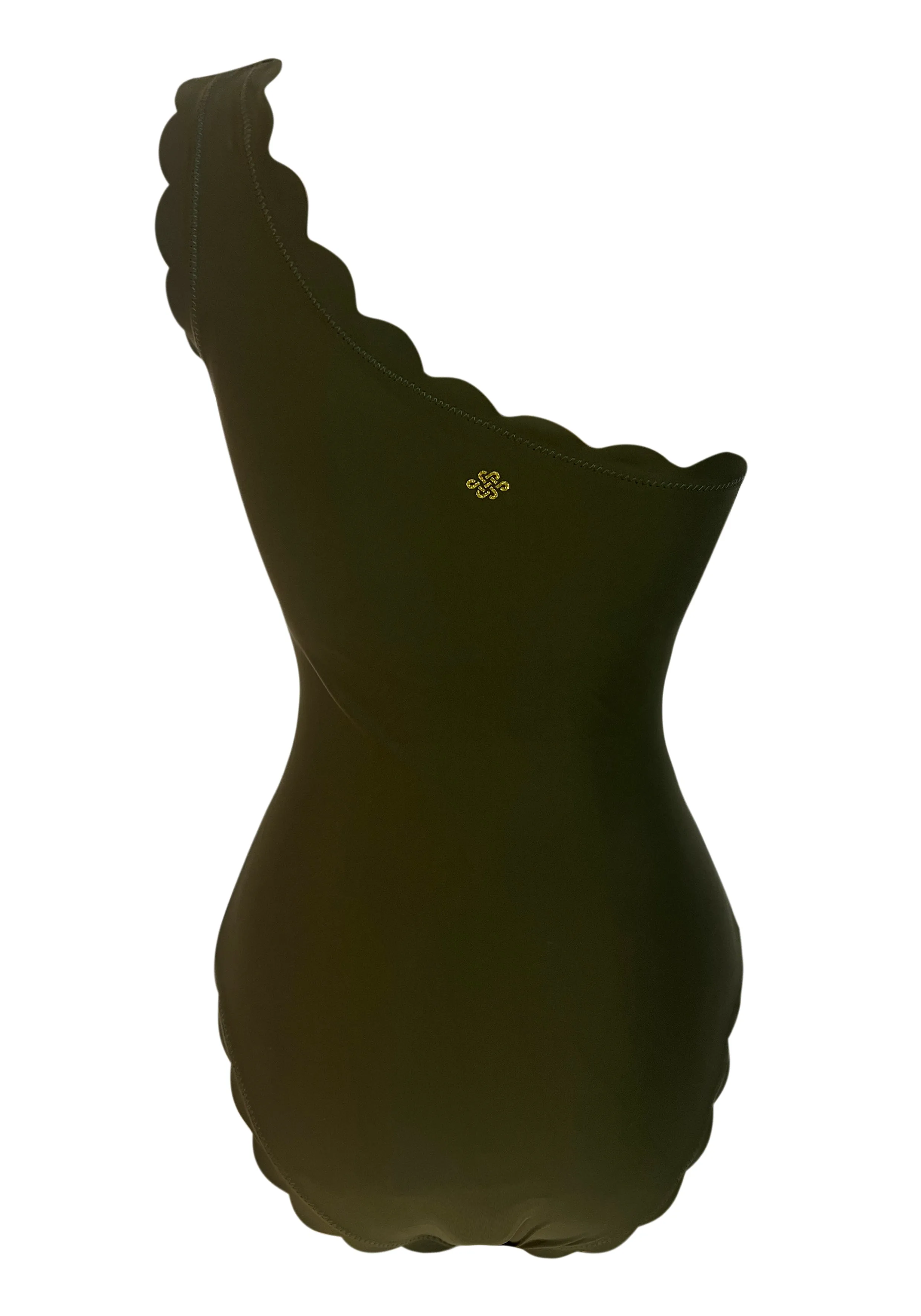 Venus Dark Olive Over One Shoulder Onepiece