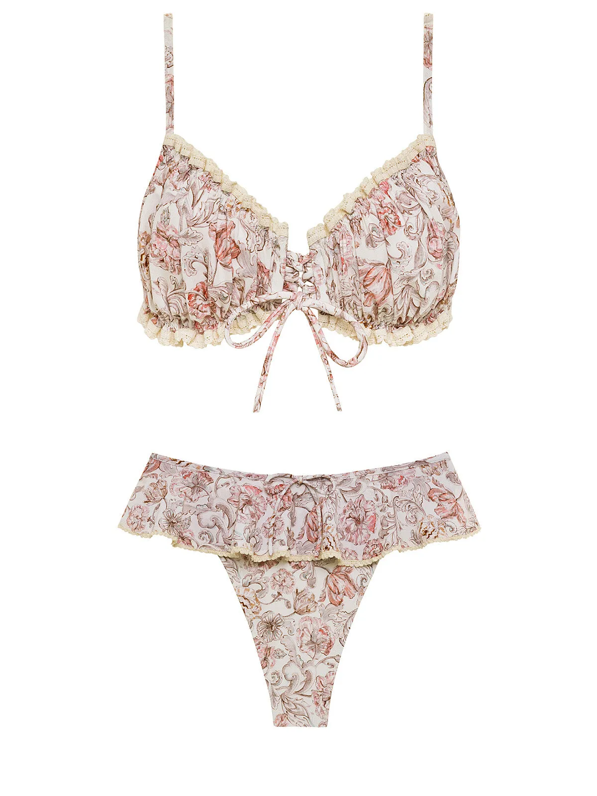 Vero-Tamarindo Ruffle Bikini ::RET