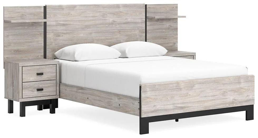 Vessalli Panel Bed with Extensions