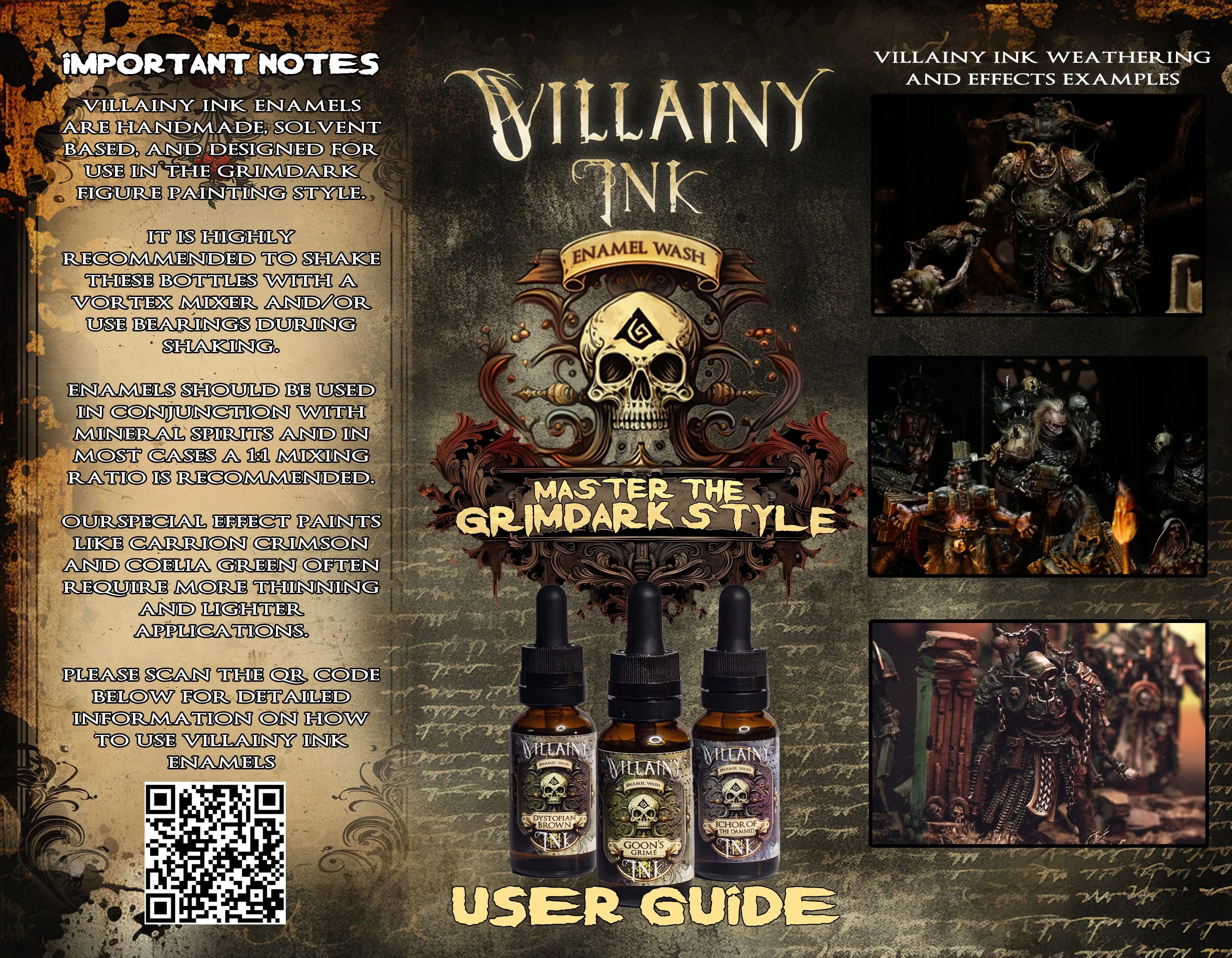 Villainy Inks - Handcrafted Enamel Washes 30ml - Ichor of the Damned