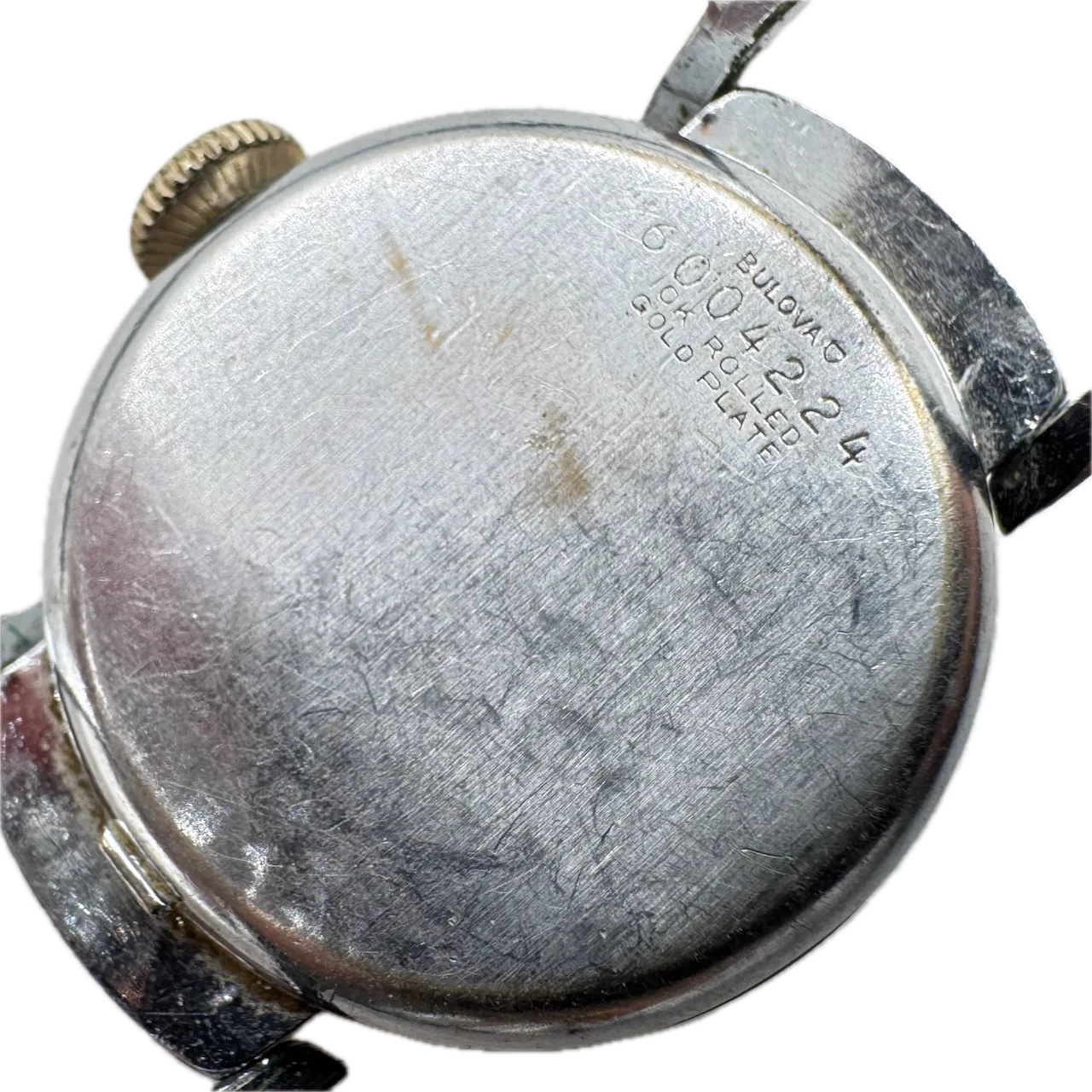 Vintage 1931 Bulova Commodore Men's Mechanical Wristwatch 10 AN 10k White RGP