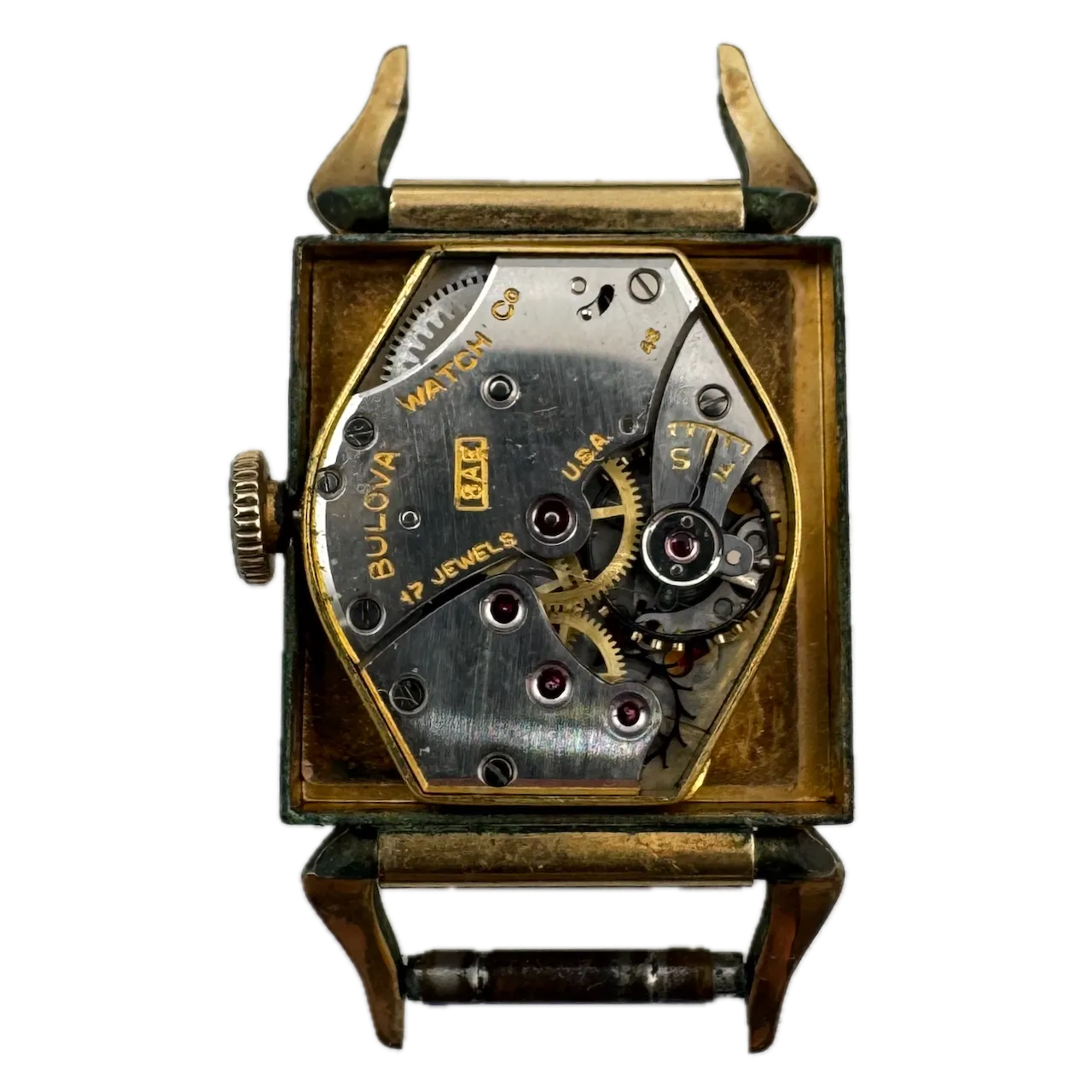 Vintage 1948 Bulova Articulated Lug Ladies Mechanical Wristwatch 8 AE 10k RGP