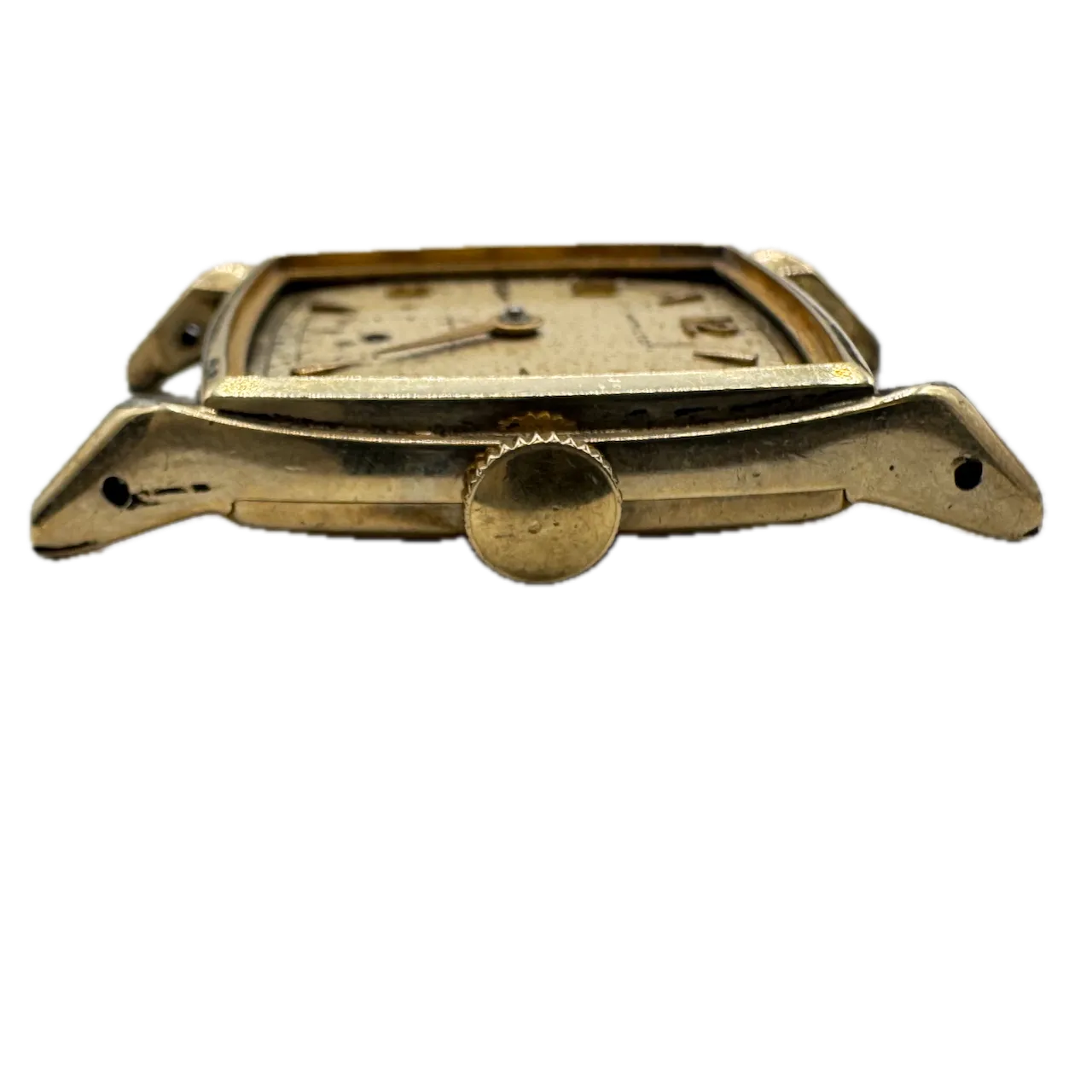 Vintage 1948 Hamilton Dunham Men's Mechanical Wristwatch 747 USA 14k GF