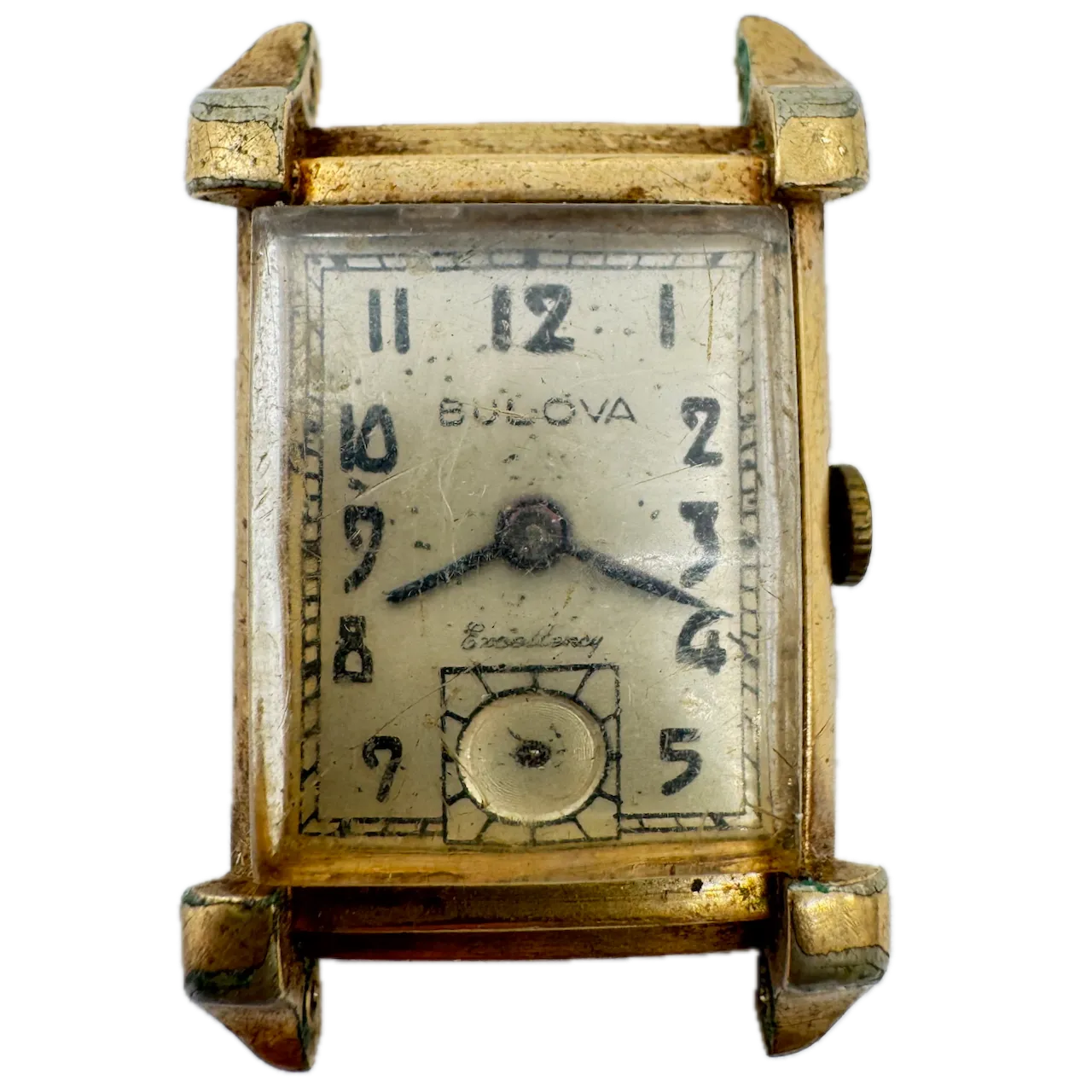 Vintage 1949 Bulova Excellency Men's Mechanical Wristwatch 7 AK USA 10k GF