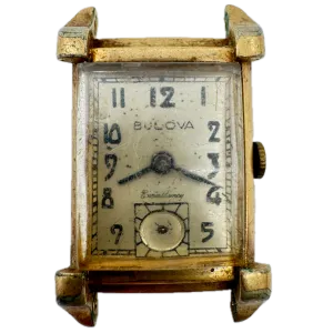 Vintage 1949 Bulova Excellency Men's Mechanical Wristwatch 7 AK USA 10k GF