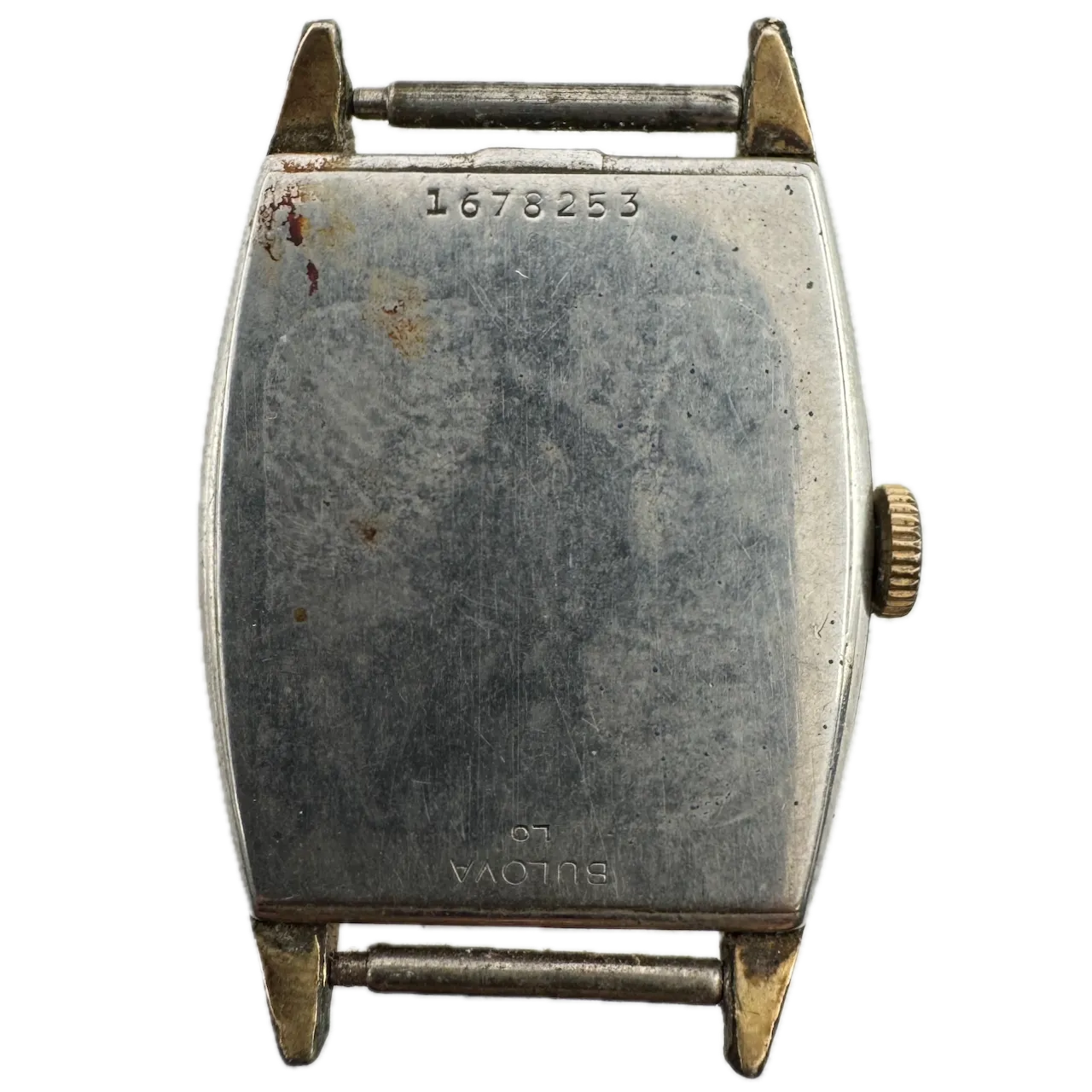 Vintage 1950 Bulova Walton Men's Mechanical Wristwatch 10BC USA Steel & 10k RGP