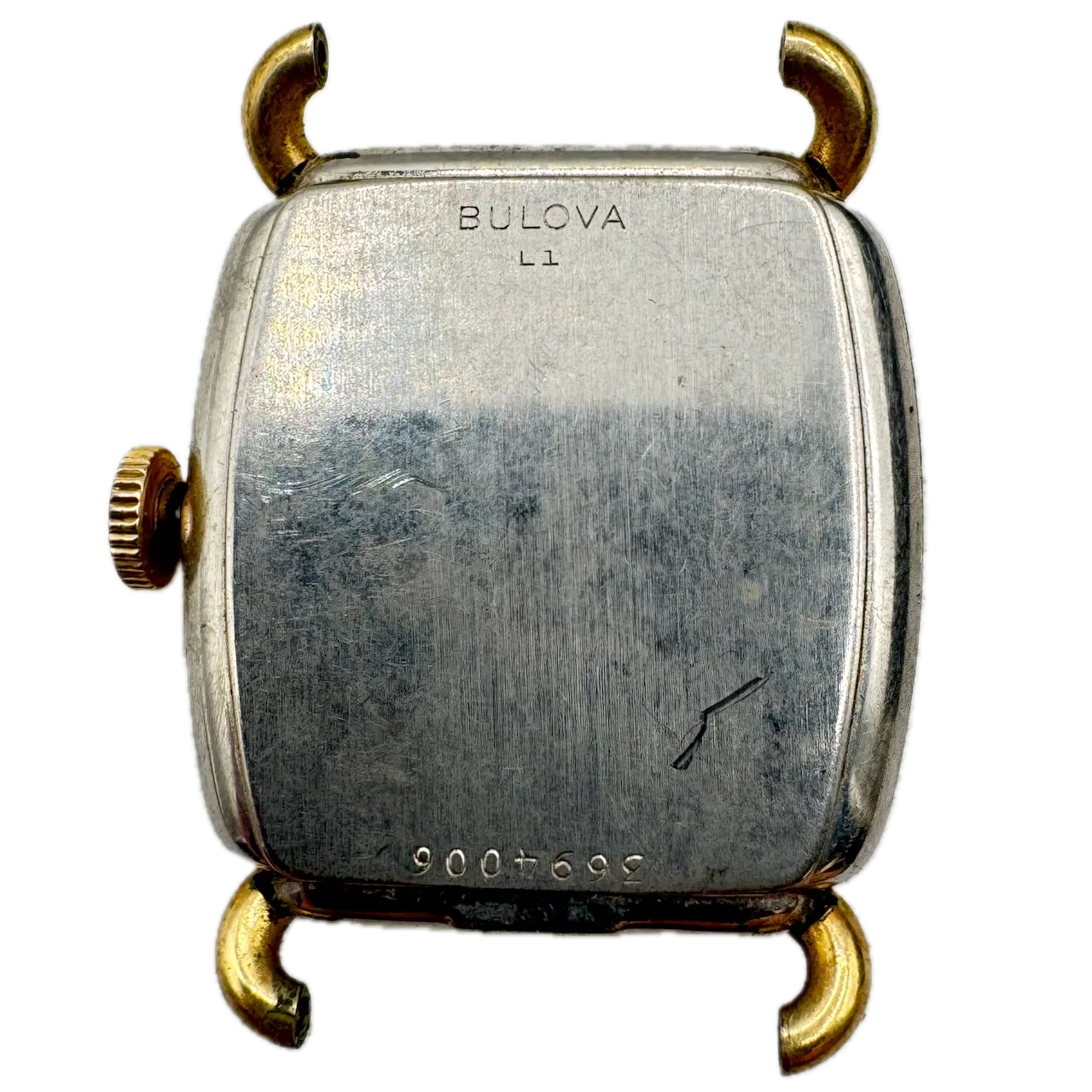 Vintage 1951 Bulova Director Men's Mechanical Wristwatch 10 BT Steel & 10k RGP