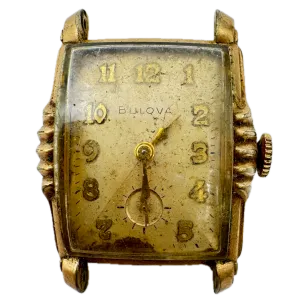 Vintage 1953 Bulova President Men's Mechanical Wristwatch 10 BM USA 10k RGP