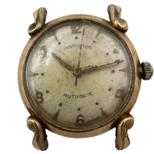 Vintage 1955 Hamilton Men's Automatic Wristwatch ETA 1266 Swiss Wrong Case Back