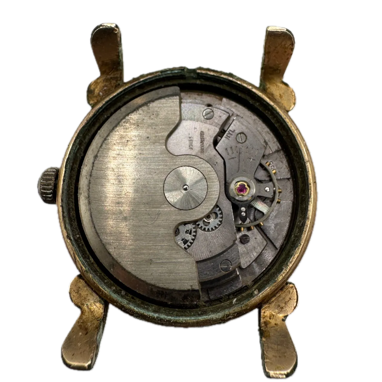 Vintage 1955 Hamilton Men's Automatic Wristwatch ETA 1266 Swiss Wrong Case Back