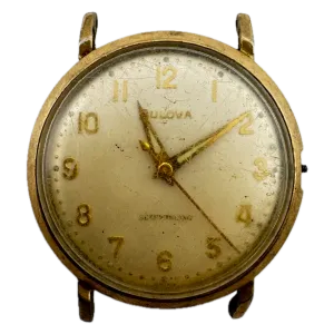 Vintage 1962 Bulova 2383 Jet Clipper Men's Automatic Wristwatch 11 AFAC Swiss