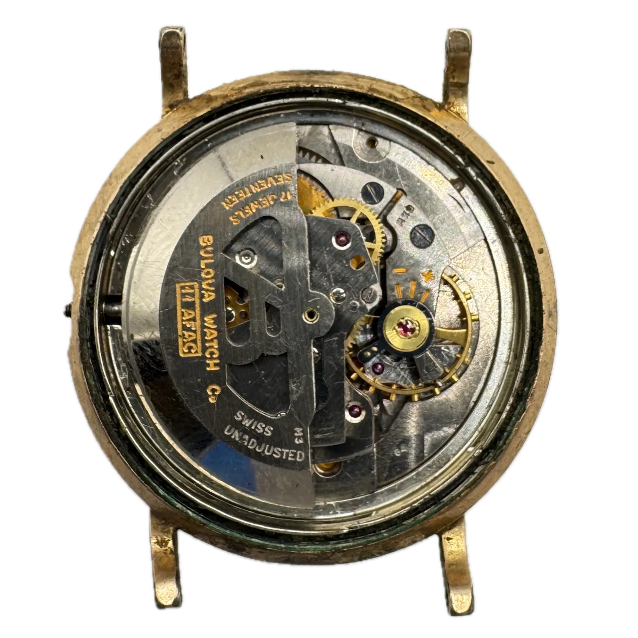 Vintage 1962 Bulova 2383 Jet Clipper Men's Automatic Wristwatch 11 AFAC Swiss
