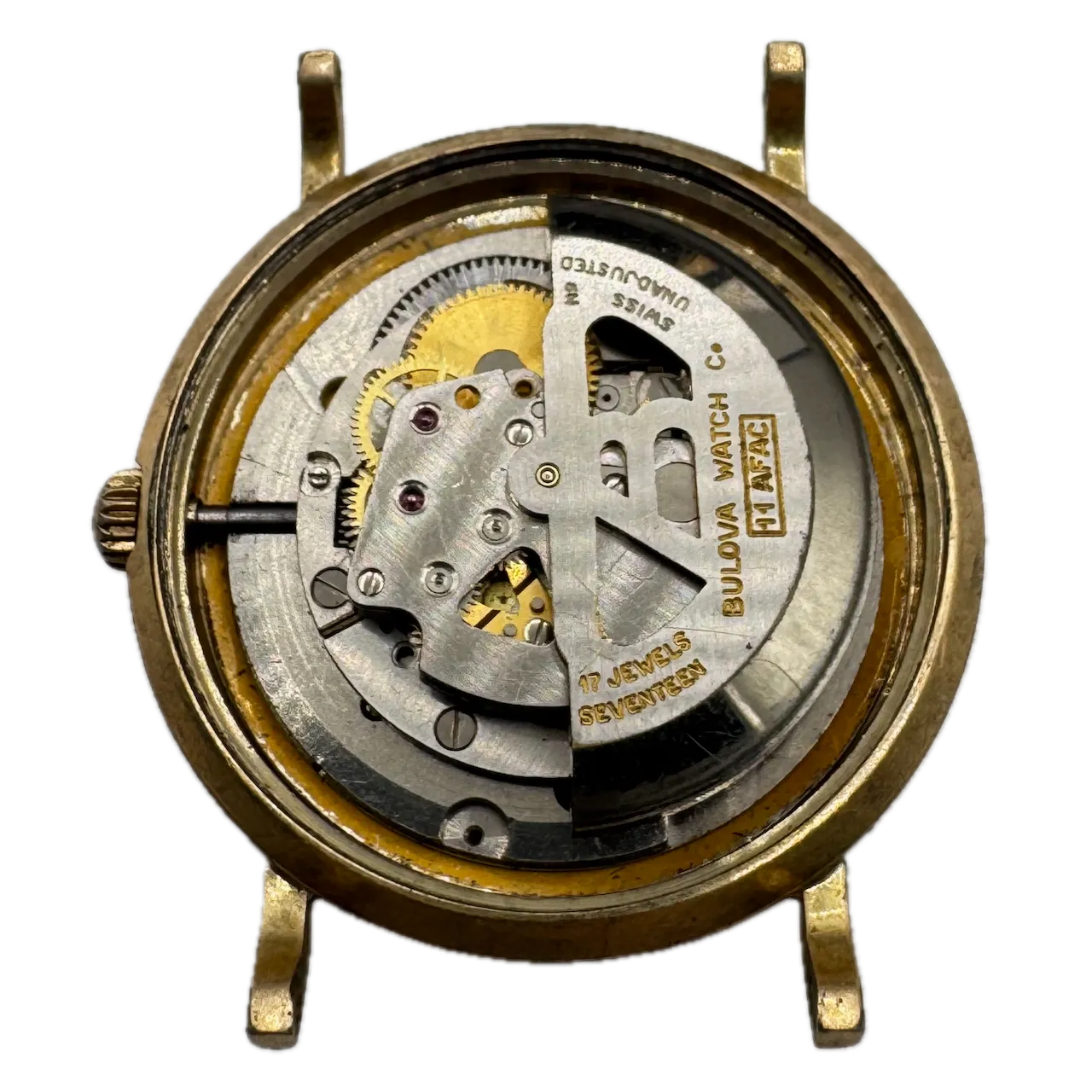 Vintage 1962 Bulova American Clipper Men's Automatic Wristwatch 11 AFAC Swiss