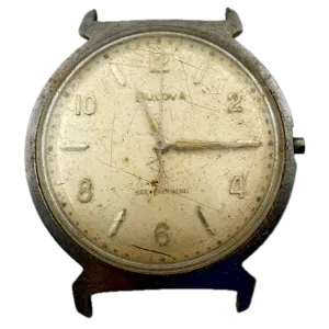 Vintage 1962 Bulova Jet Clipper Men's Automatic Wristwatch 11 AFAC Swiss Steel