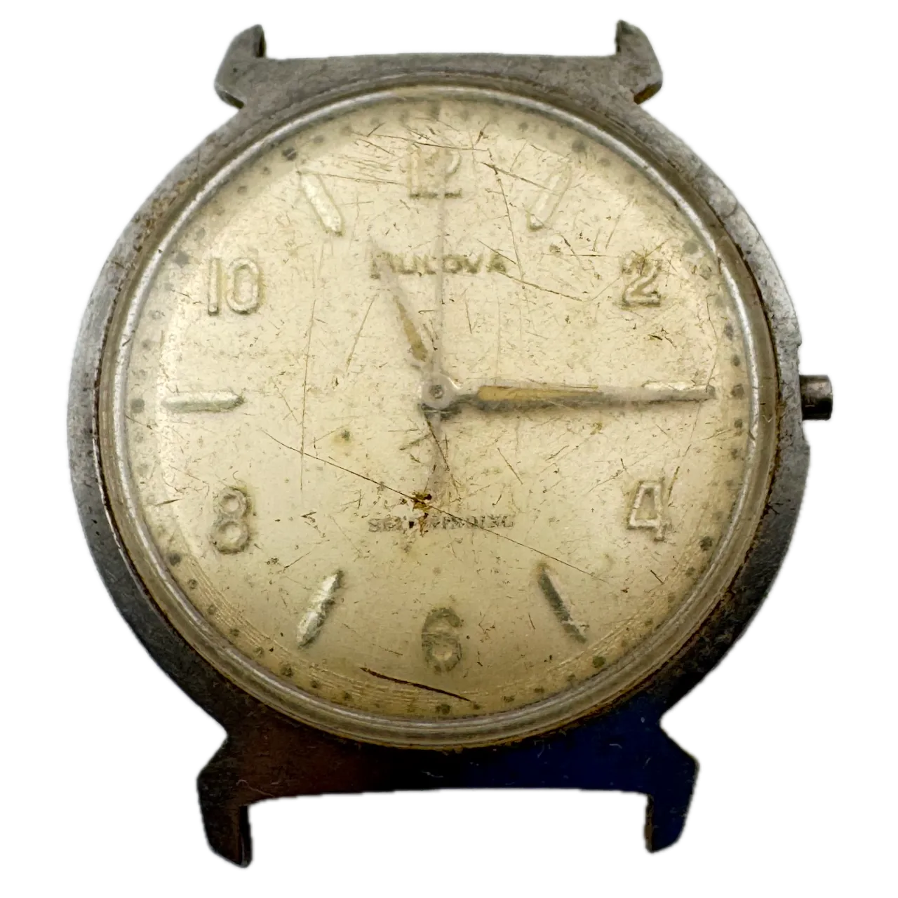 Vintage 1962 Bulova Jet Clipper Men's Automatic Wristwatch 11 AFAC Swiss Steel