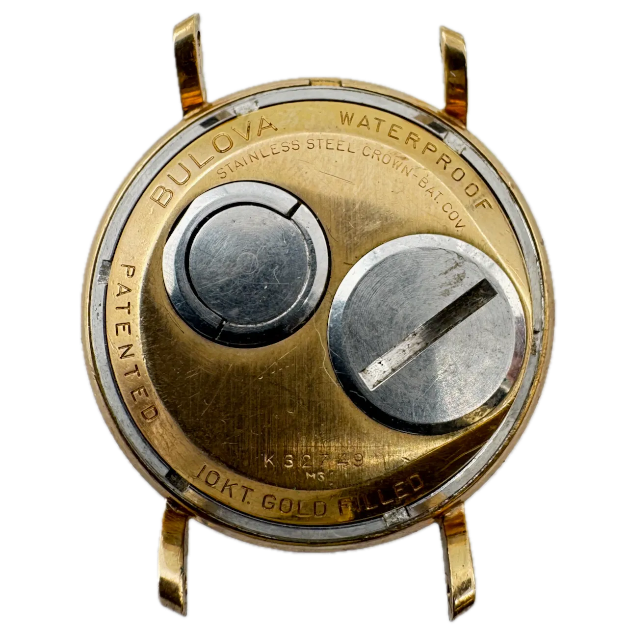 Vintage 1963 Accutron Sunburst Men's Tuning Fork Wristwatch 214 USA 10k GF