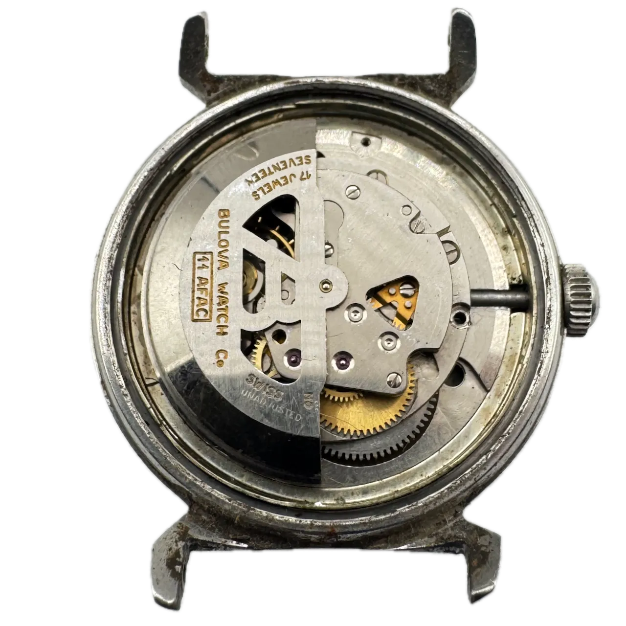 Vintage 1963 Bulova 2382 Jet Clipper Men's Automatic Wristwatch 11 AFAC