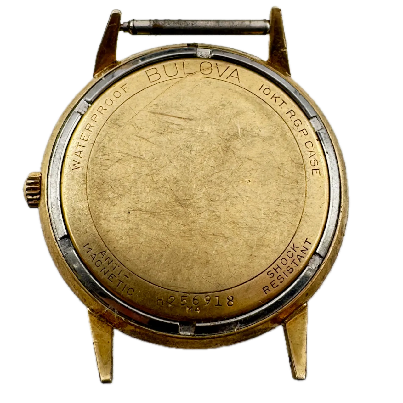 Vintage 1964 Bulova 2532 30 Sunburst Men's Automatic Wristwatch 10 COAL USA