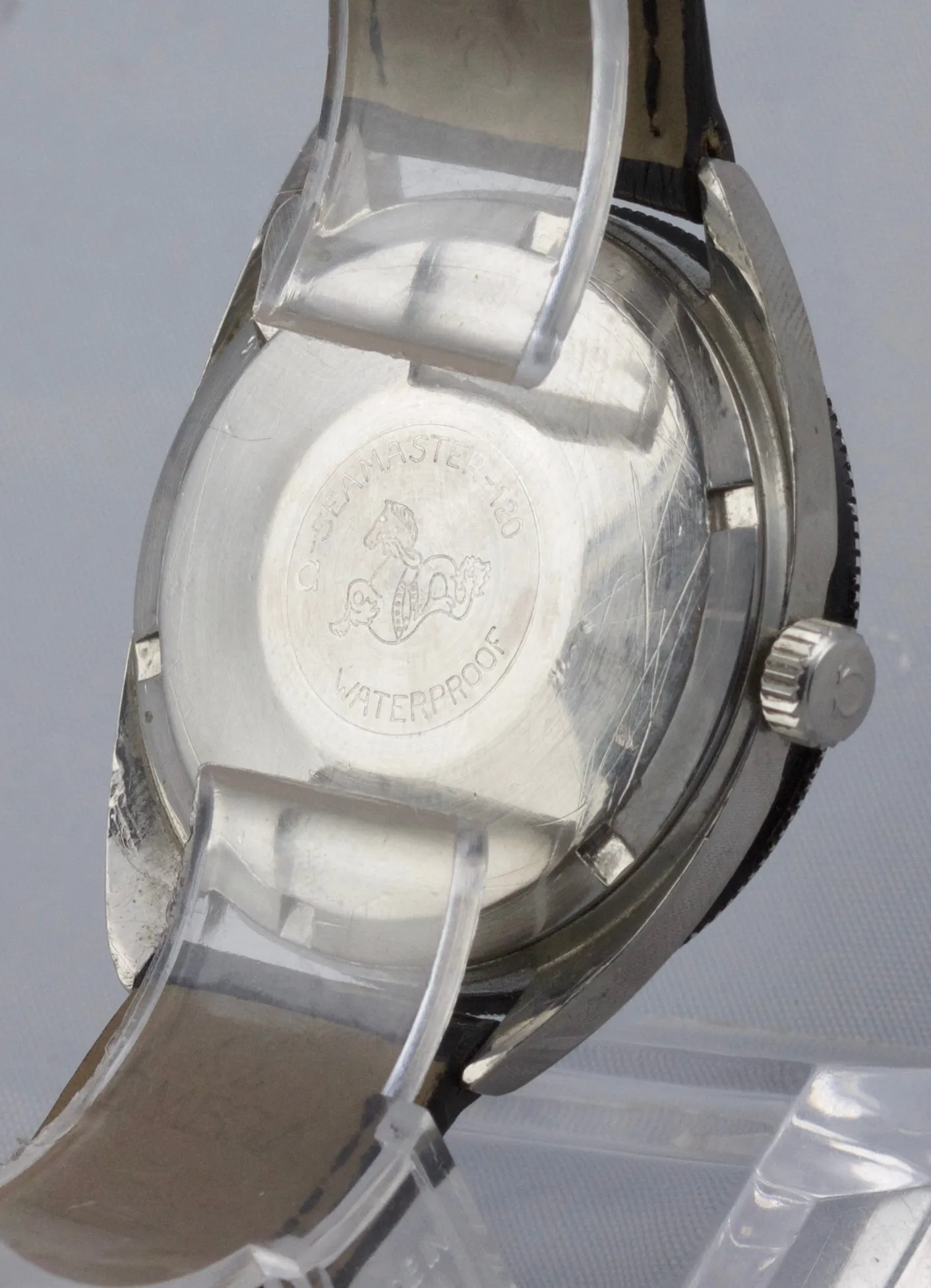 Vintage 1967 Omega Seamaster 120 Automatic Black 37mm 166.027 166.00027 Watch