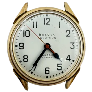Vintage 1968 Accutron Railroad Approved Men's Tuning Fork Wristwatch 214