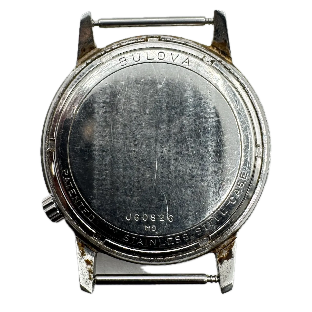 Vintage 1969 Accutron Roman Dial Date Men's Tuning Fork Wristwatch 218 Steel