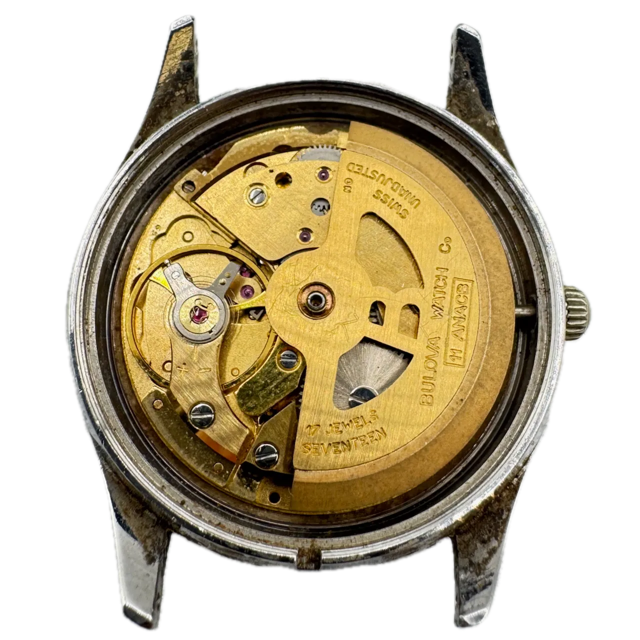 Vintage 1969 Bulova 2962 Sea King Men's Automatic Wristwatch 11 ANACB Steel