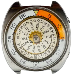 Vintage 1969 Bulova Deep Sea Men's Tuning Fork Wristwatch 218 2 USA Steel