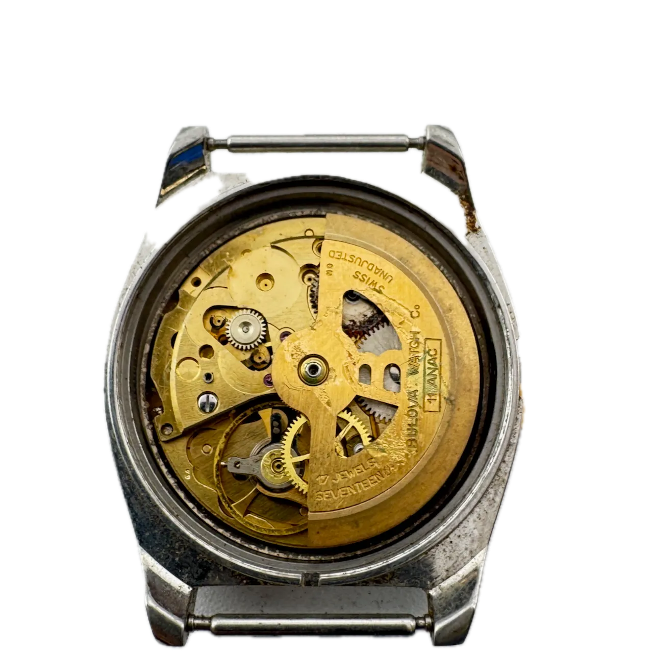 Vintage 1970 Bulova 2997 Crosshair Sea King Men's Automatic Wristwatch 11 ANAC