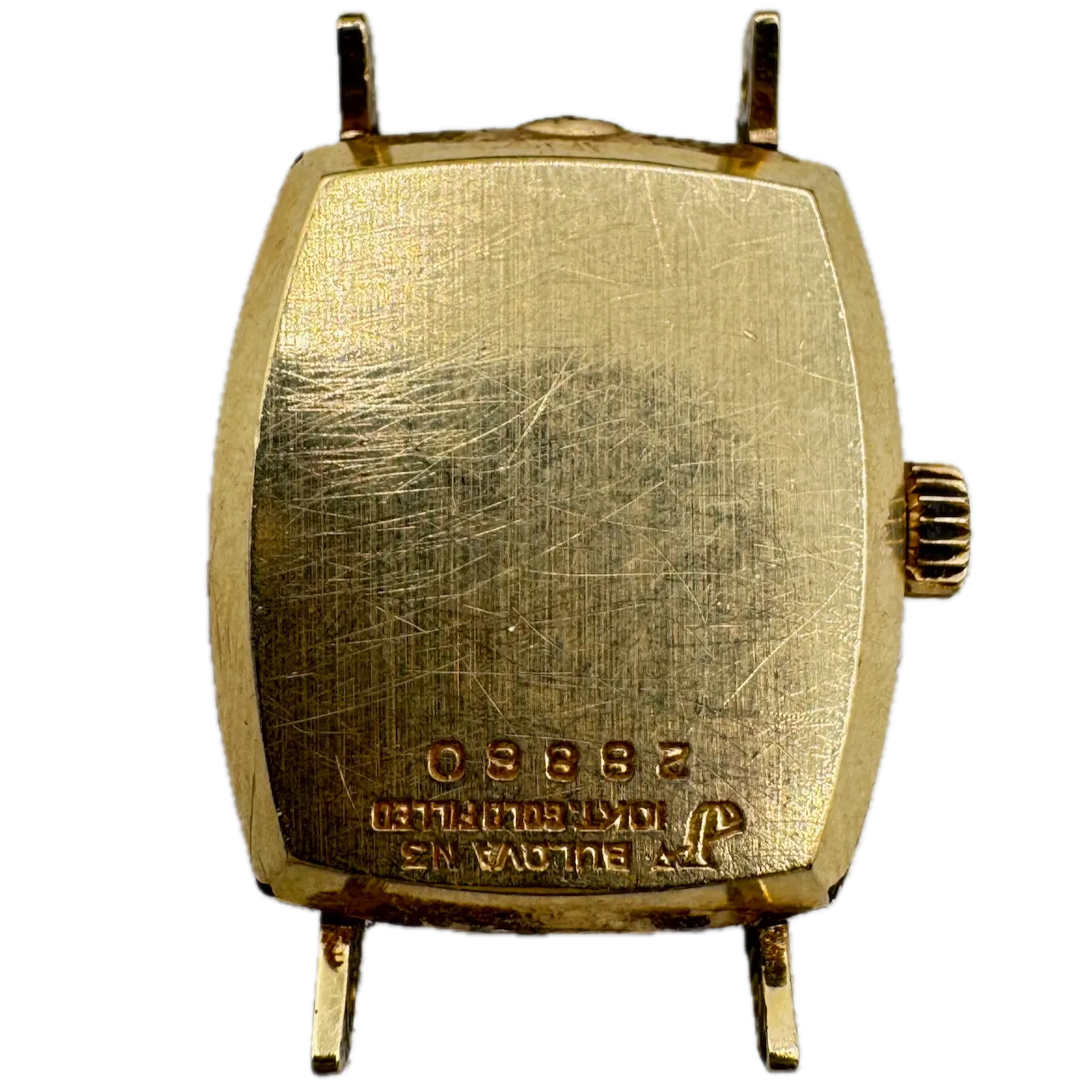 Vintage 1973 Accutron Tapestry Ladies Tuning Fork Wristwatch 2210 USA 10k GF
