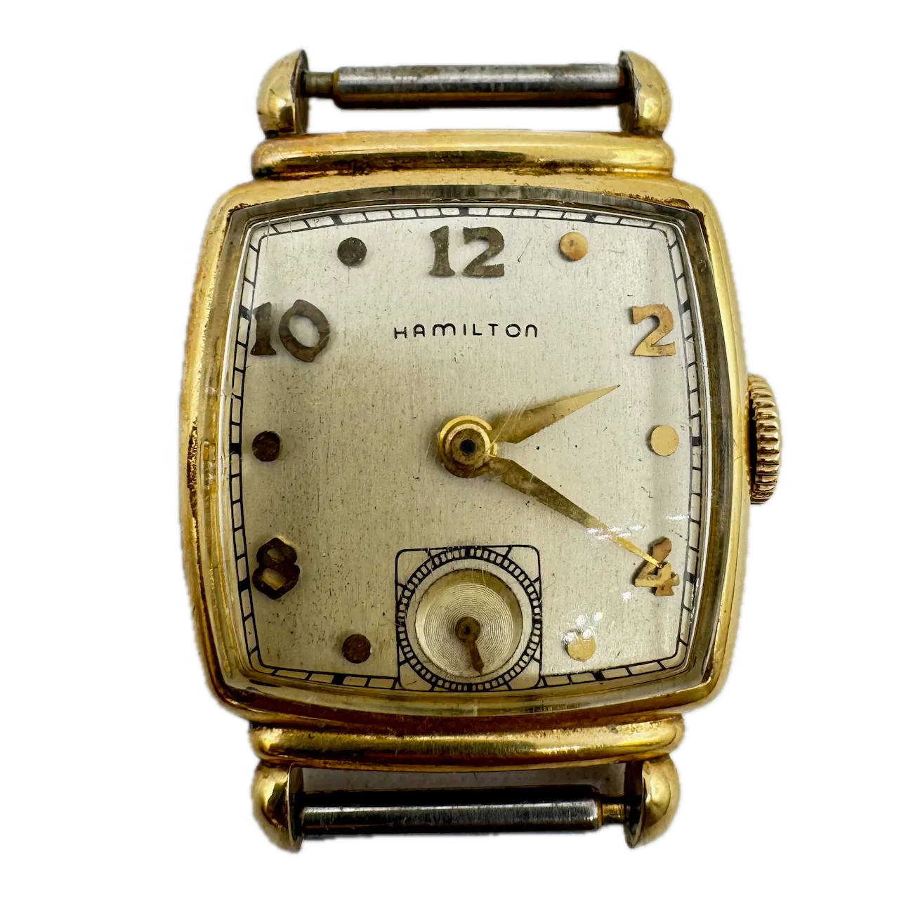 Vintage 24.5mm Hamilton Norman Men's Mechanical Wristwatch 982 USA 14k GF