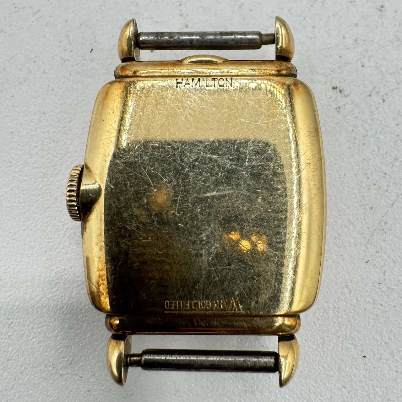 Vintage 24.5mm Hamilton Norman Men's Mechanical Wristwatch 982 USA 14k GF