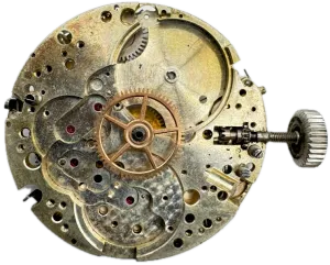 Vintage 31mm Minerva Triple Date Chronograph Men's Wristwatch Movement Valj 72C