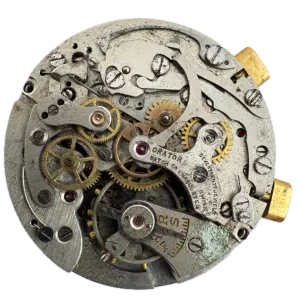 Vintage 32mm Opator Bi-Compax Chronograph Men's Wristwatch Movement Landeron 48