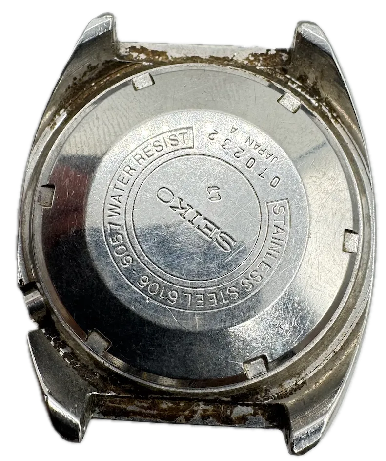 Vintage 38mm Seiko 6106-6057 Sport Diver Men's Automatic Wristwatch 6106C Steel