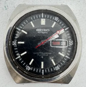 Vintage 38mm Seiko 6106-6057 Sport Diver Men's Automatic Wristwatch 6106C Steel