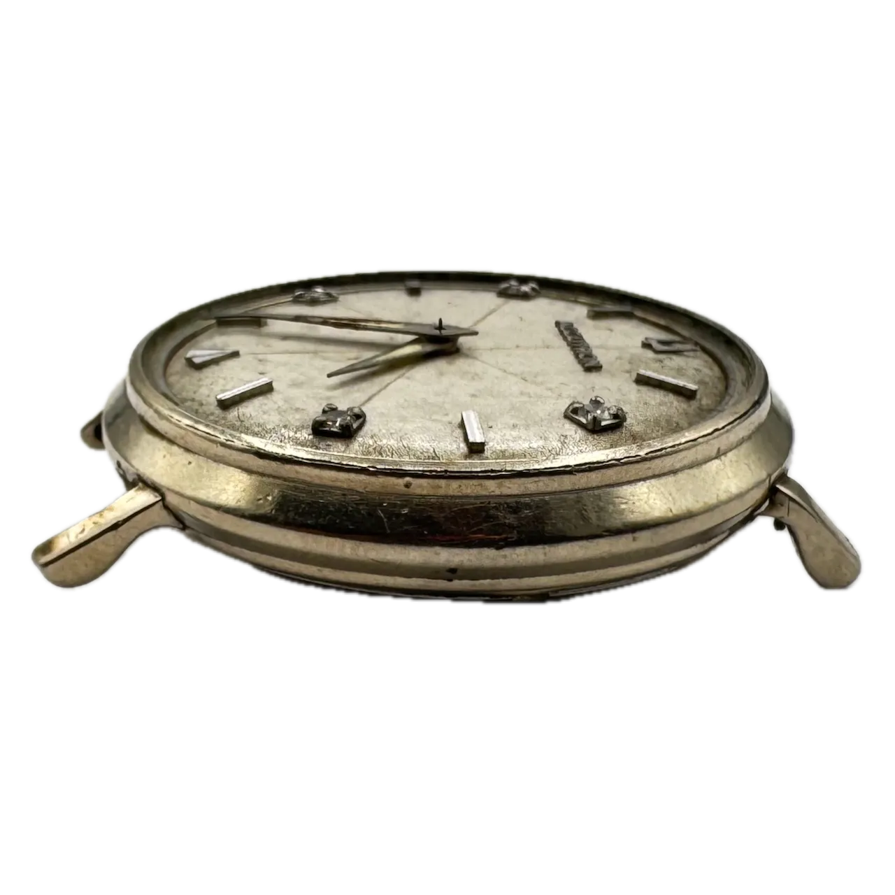Vintage 40mm 1961 Accutron Diamond Men's Tuning Fork Wristwatch 214 USA