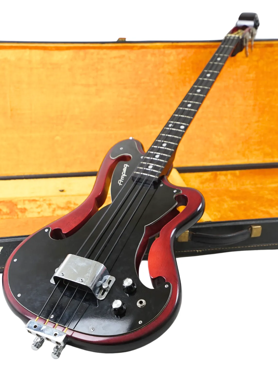 Vintage Ampeg AEB-1 Horizontal Electric Bass - USA 1966