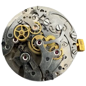 Vintage Avional Salmon Dial Chronograph Men's Wristwatch Movement Landeron 48
