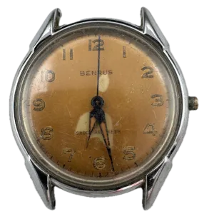 Vintage Benrus Copper Shock Absorber Men's Automatic Wristwatch Swiss