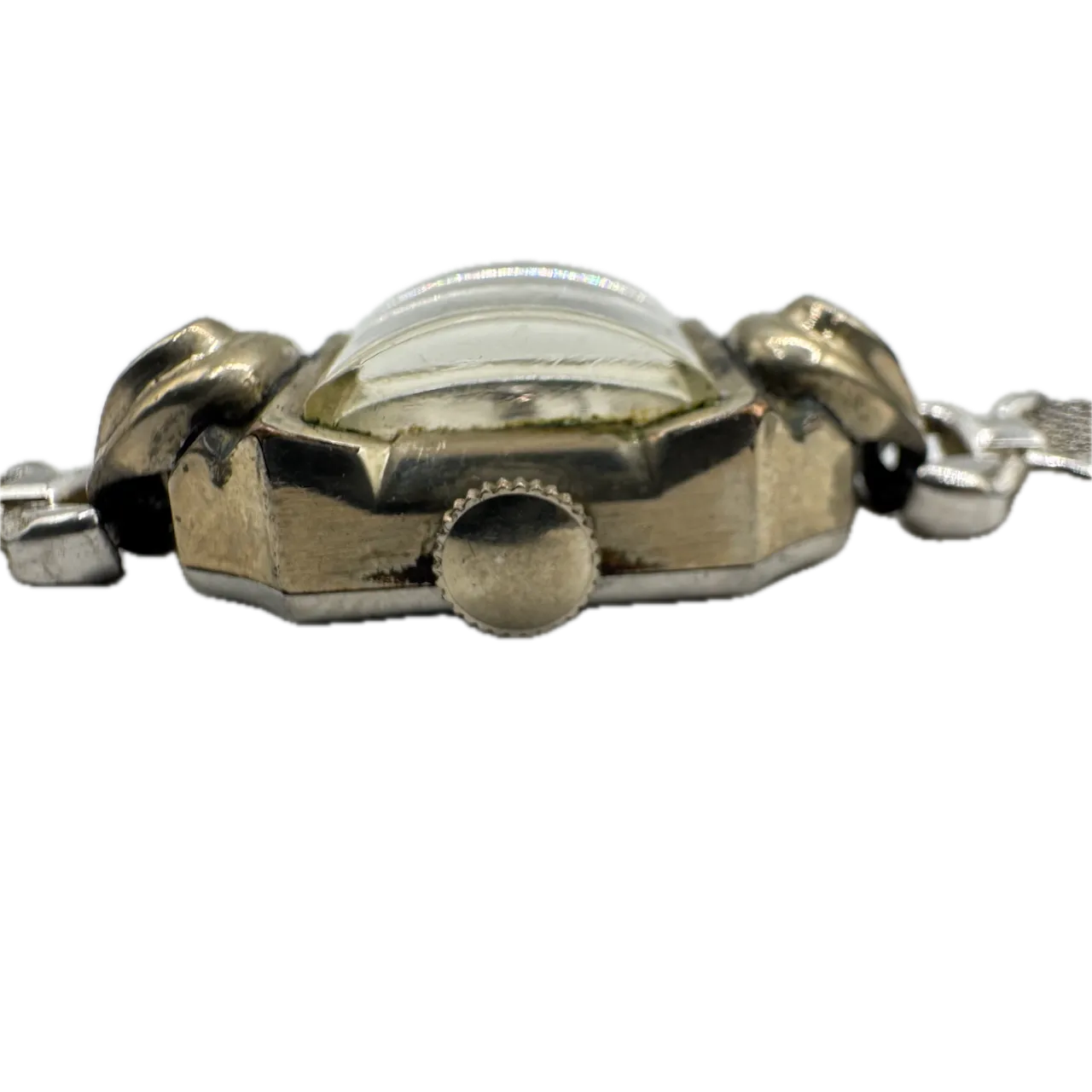 Vintage Benrus Deco Ladies Mechanical Wristwatch CA 4 Swiss Steel & 10k WRGP