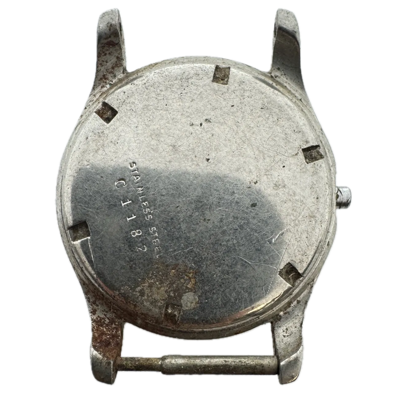 Vintage Benrus Military Style Men's Mechanical Wristwatch BK 2 Swiss Steel