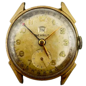 Vintage Benrus Pointer Date & Day Men's Mechanical Wristwatch CE 13 Swiss