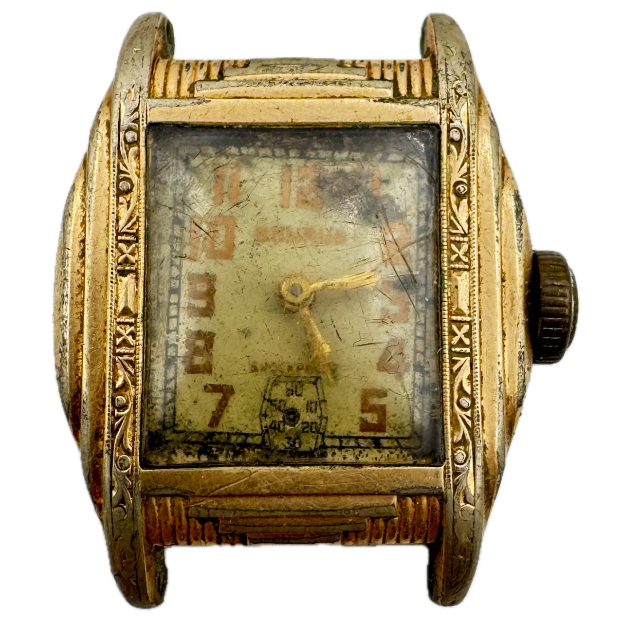 Vintage Benrus Stepped Art Deco Men's Mechanical Wristwatch M 10 Swiss