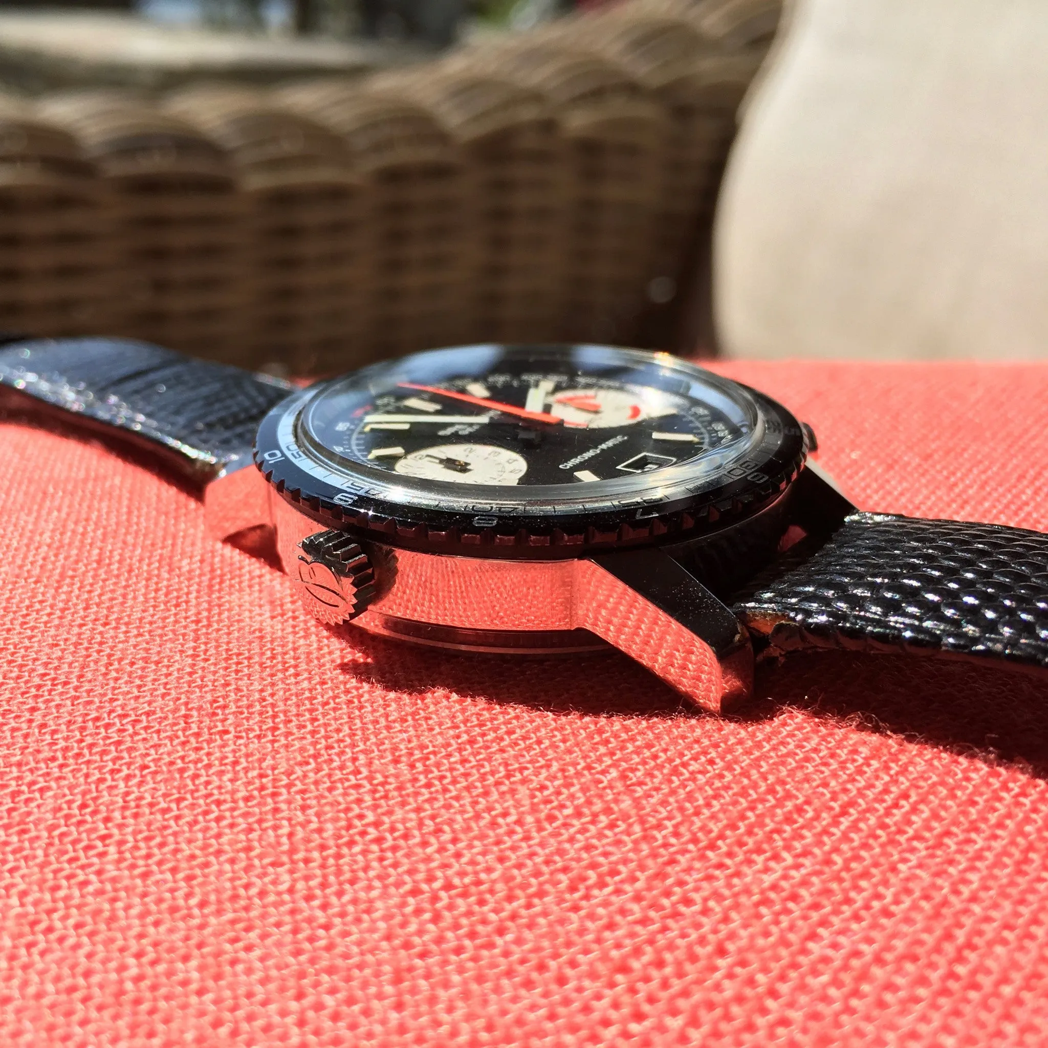 Vintage Breitling Chrono Matic 2110 Steel Cal. 11 Automatic Steel Watch