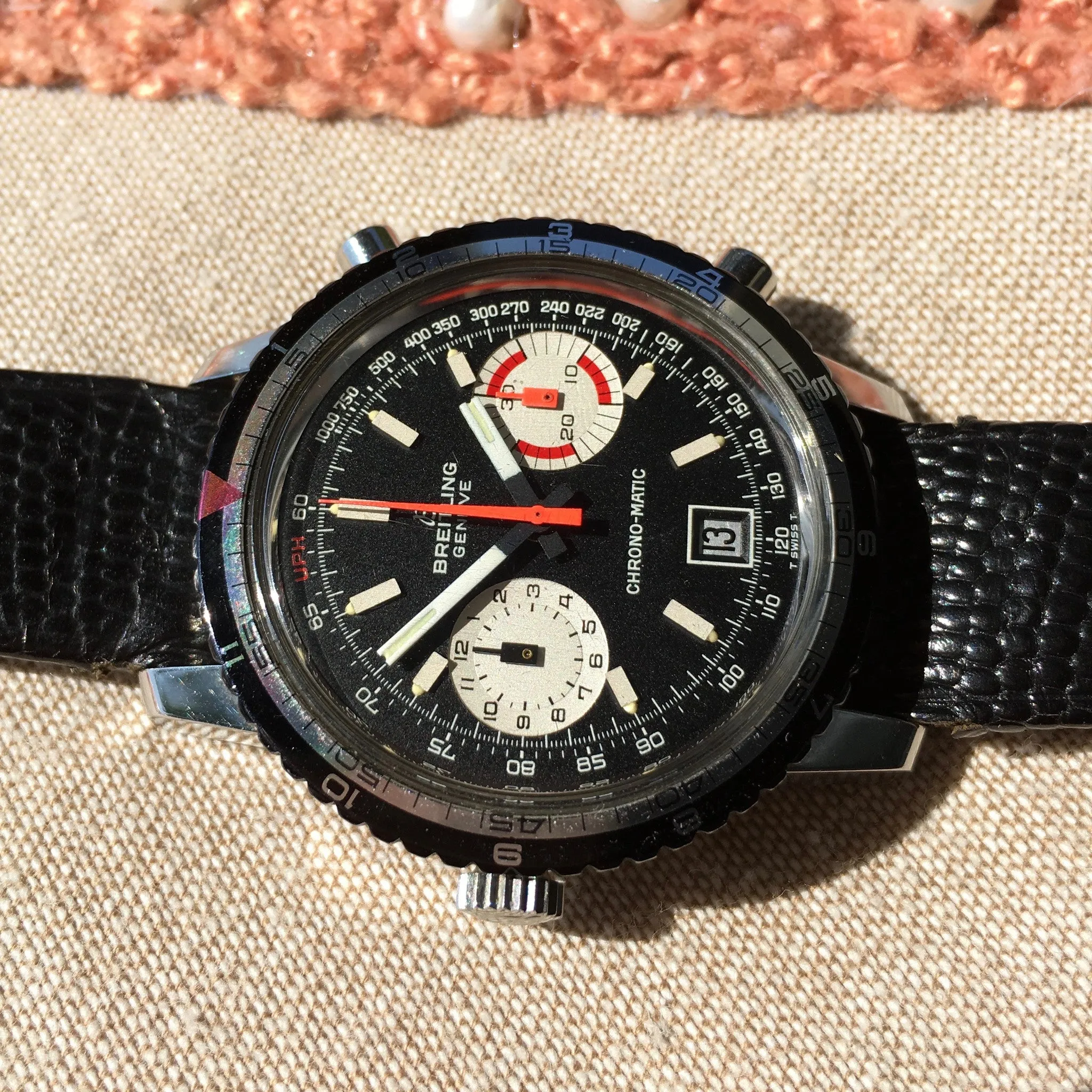 Vintage Breitling Chrono Matic 2110 Steel Cal. 11 Automatic Steel Watch