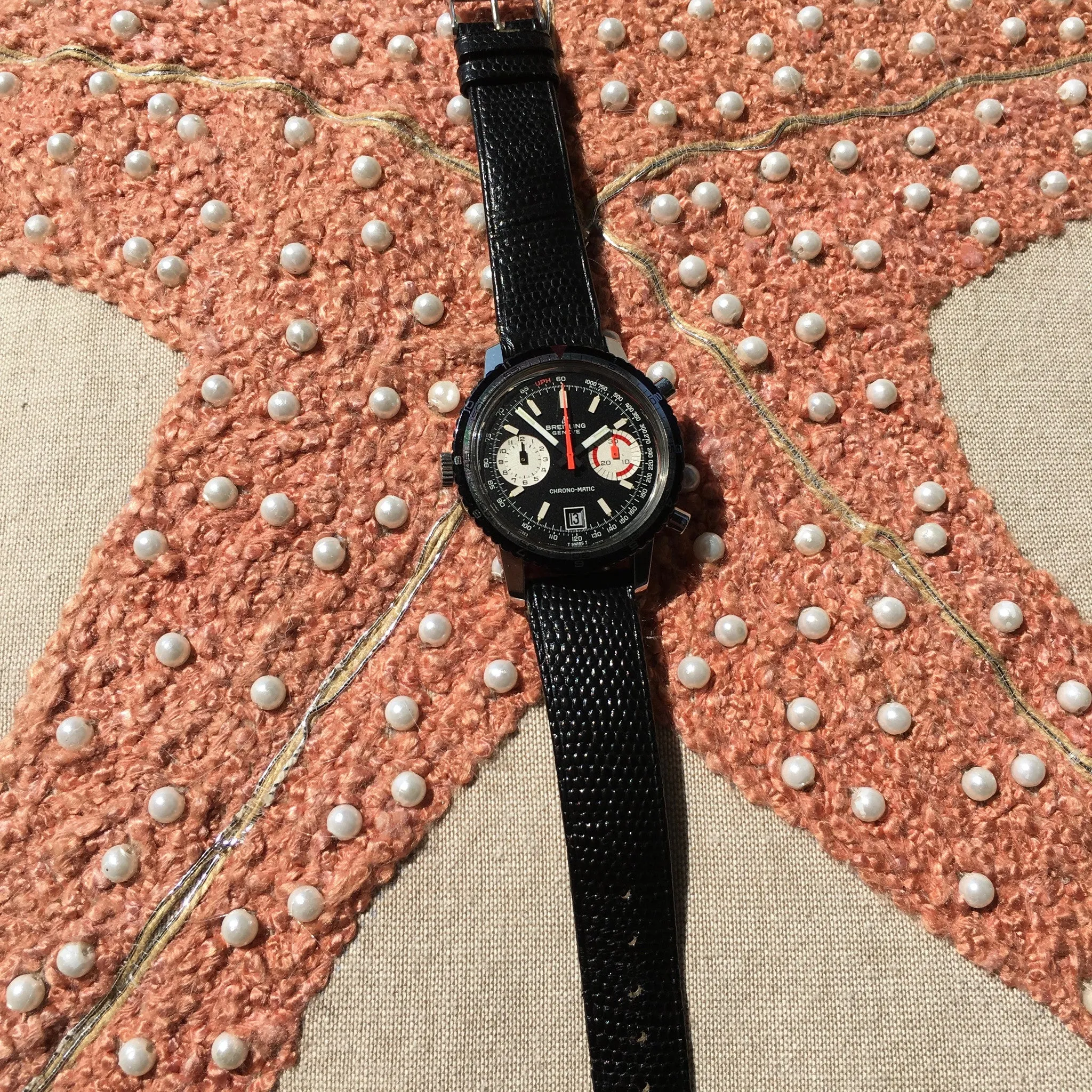 Vintage Breitling Chrono Matic 2110 Steel Cal. 11 Automatic Steel Watch