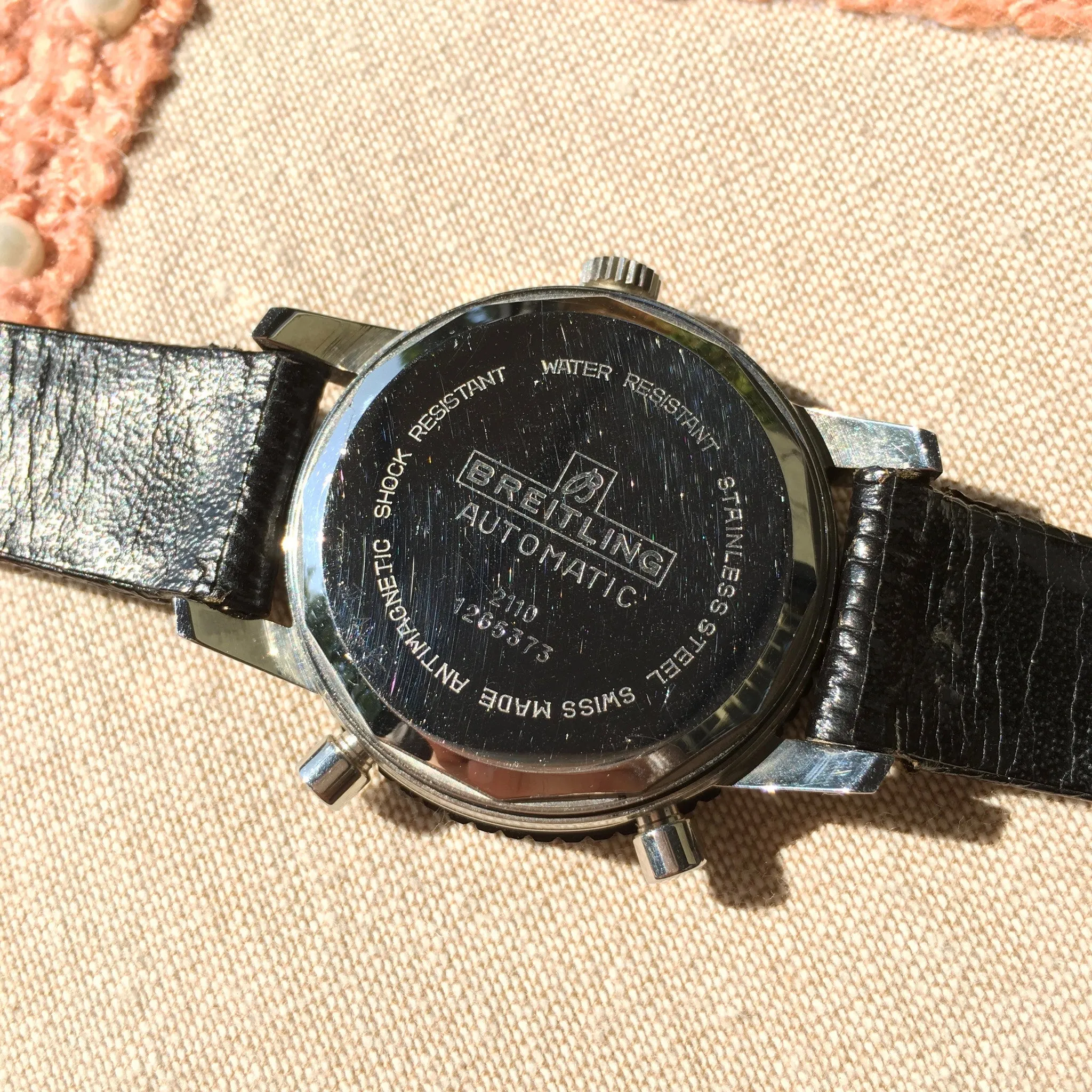 Vintage Breitling Chrono Matic 2110 Steel Cal. 11 Automatic Steel Watch