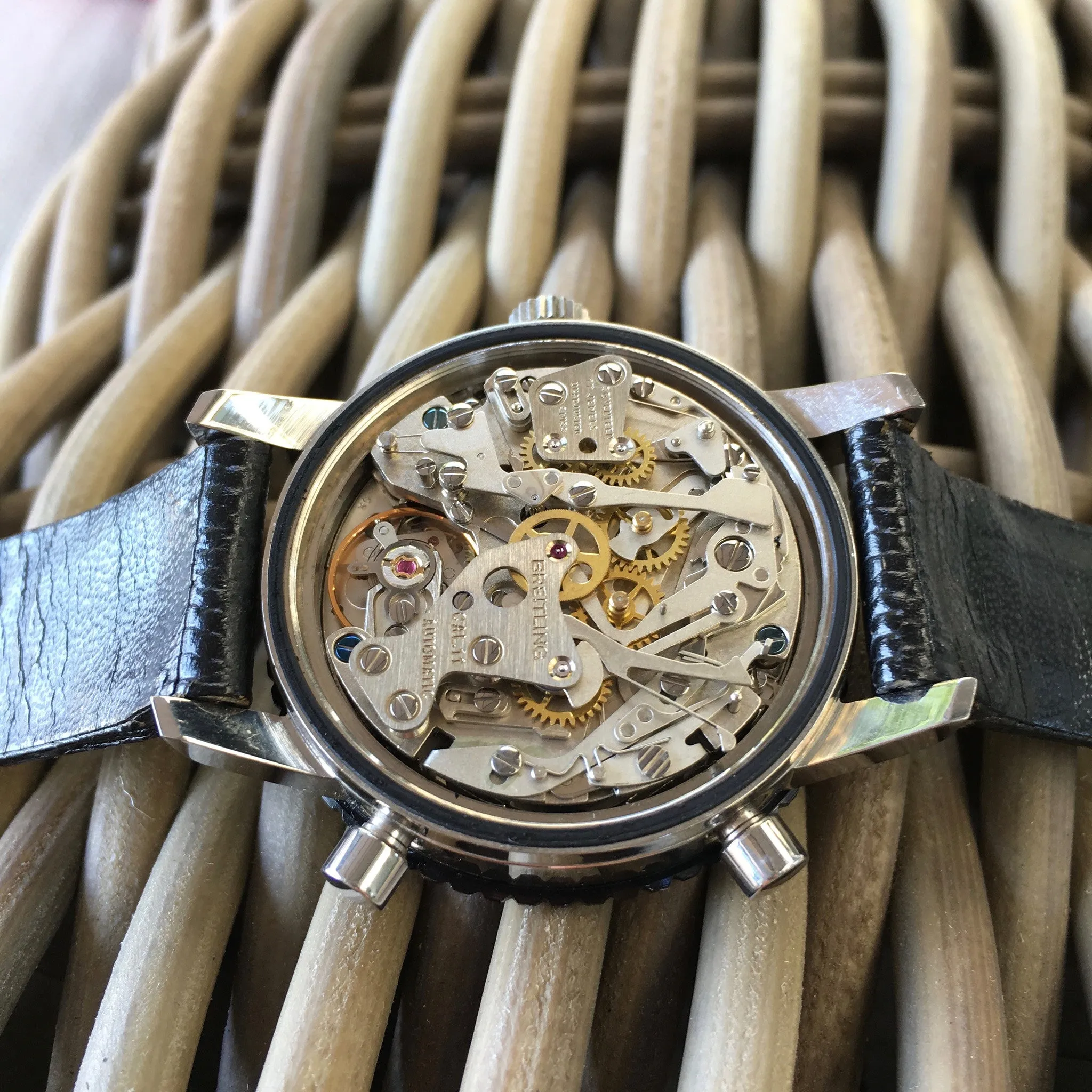 Vintage Breitling Chrono Matic 2110 Steel Cal. 11 Automatic Steel Watch