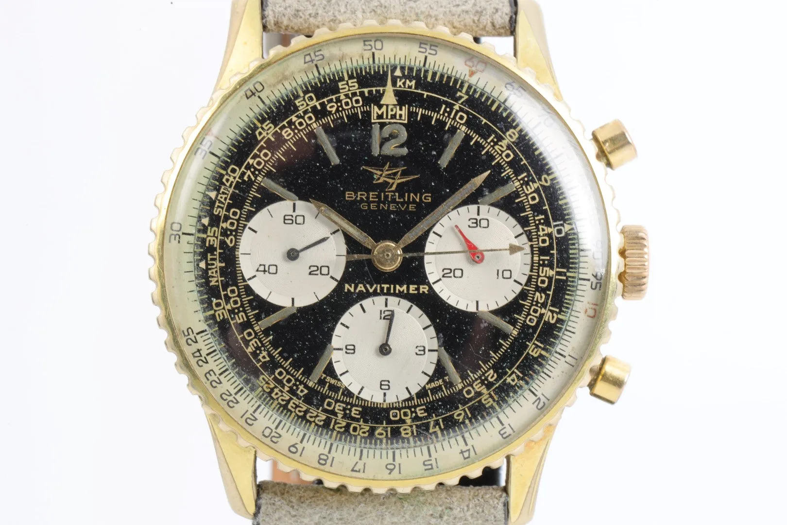 Vintage Breitling Navitimer 806 Chronograph 40mm Men's Watch