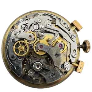 Vintage Britix Copper Tapestry Chronograph Men's Wristwatch Movement Land. 248